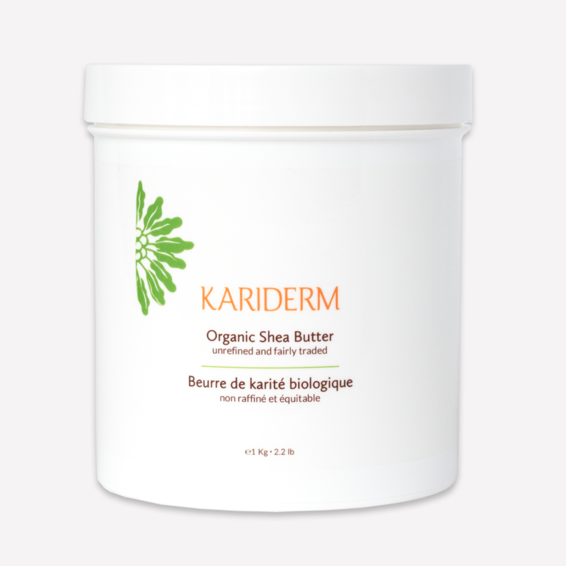 Organic Shea butter 1 kg Kariderm natural skin care products with