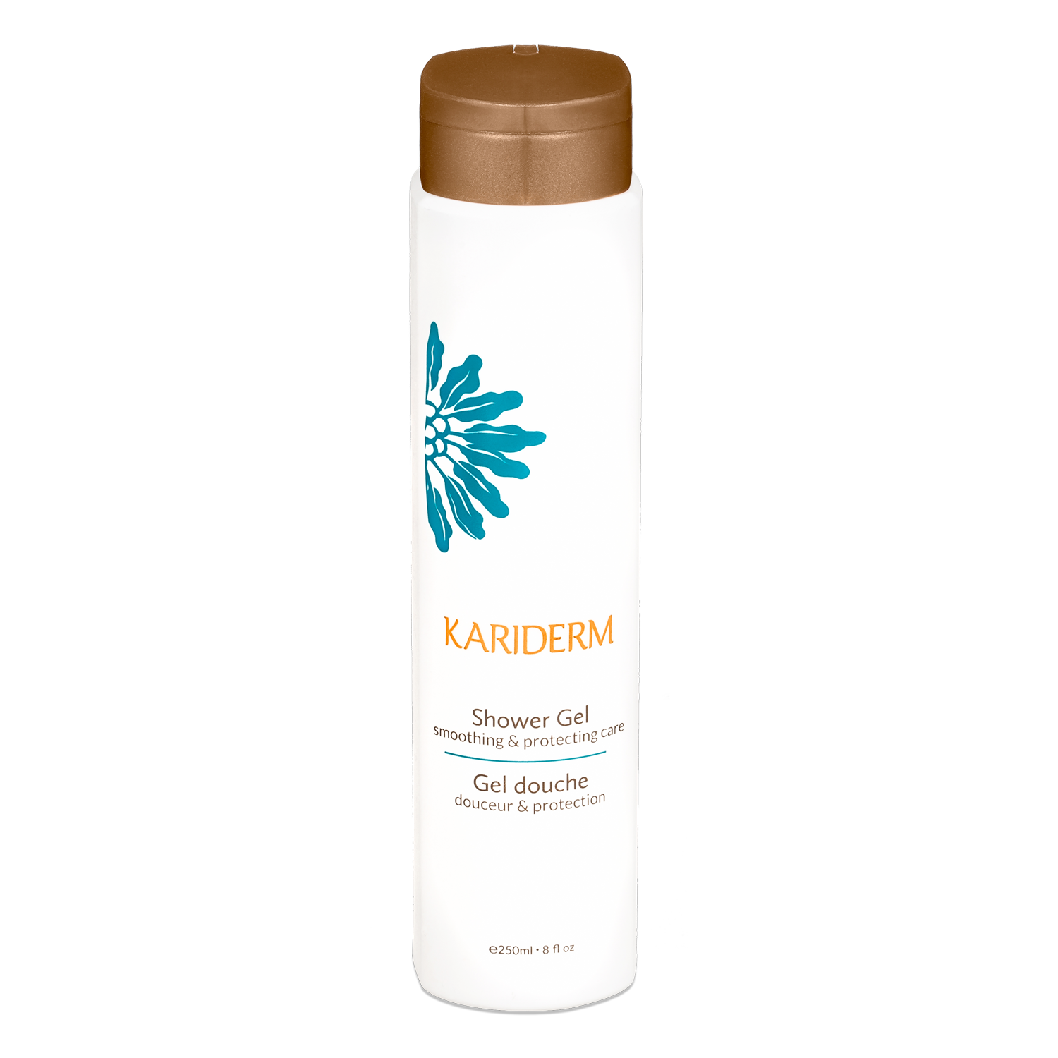 Moisturizing Shower Gel Kariderm natural skin care products with 100