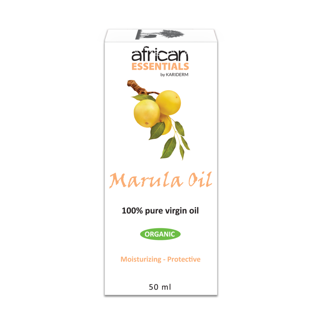 Marula Oil Kariderm natural skin care products with 100 pure