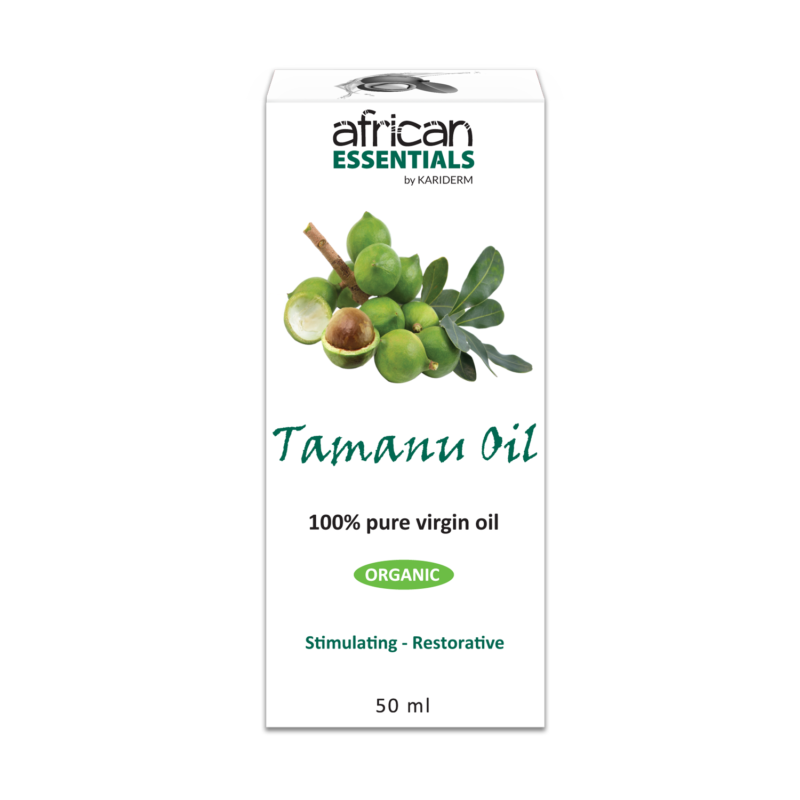 Tamanu Oil Kariderm natural skin care products with 100 pure